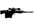 Gepard GepÃÂ¡rd anti materiel rifle, GM6 Lynx Caliber 50 BMG Cal 12 Ãâ 99 NATO Bulpup Semi Auto ARMY Special forces Sniper Rifle Royalty Free Stock Photo